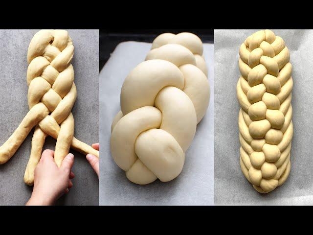 BRAIDING CHALLAH BREAD || ONE SIMPLE TECHNIQUE TO BRAID ANY CHALLAH || EASY step by step