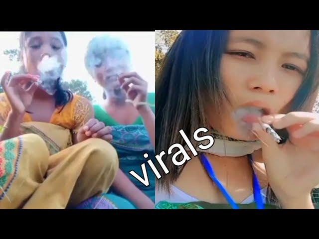 Facebook New Bodo girls smoking viral videos ll students girls smoking in uniform 