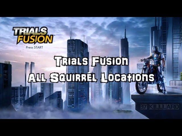 Trials Fusion : All squirrel locations !