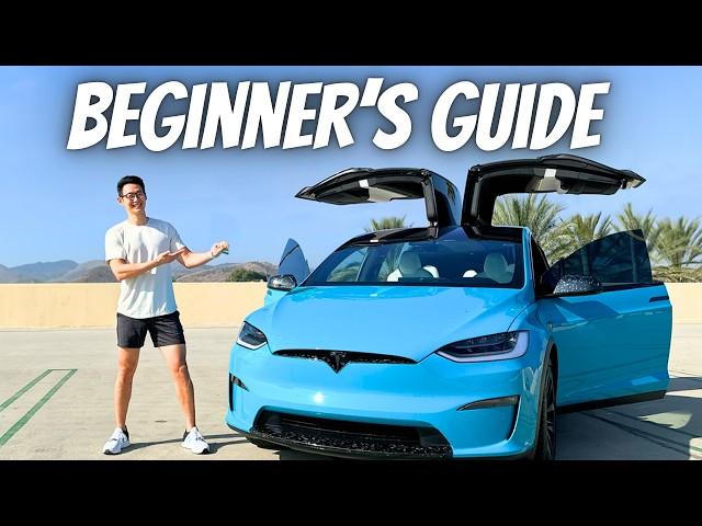 How to Drive a TESLA Model X (Beginners GUIDE and Settings Tips!)