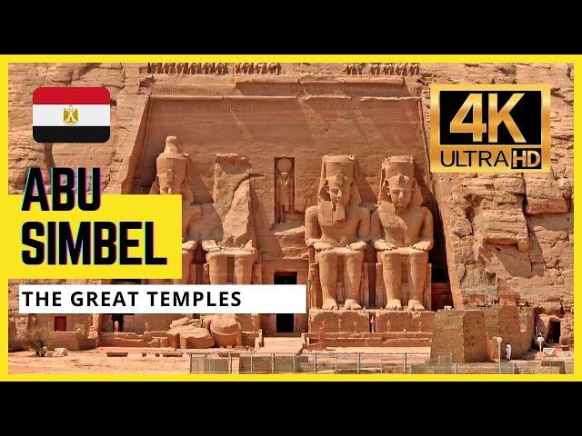  Abu Simbel Walking Tour | Ancient Egyptian Temple Walking | 4K HD/60fps