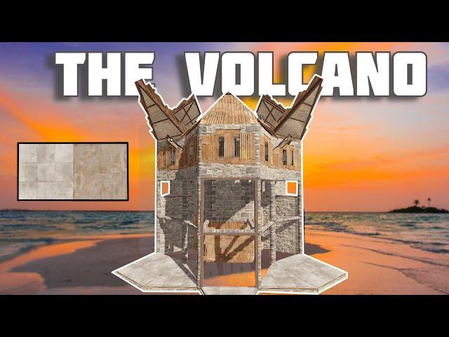 THE VOLCANO - CHEAP and DEFENDABLE 2X1 RUST Base | Solo/Duo/Trio (2023)