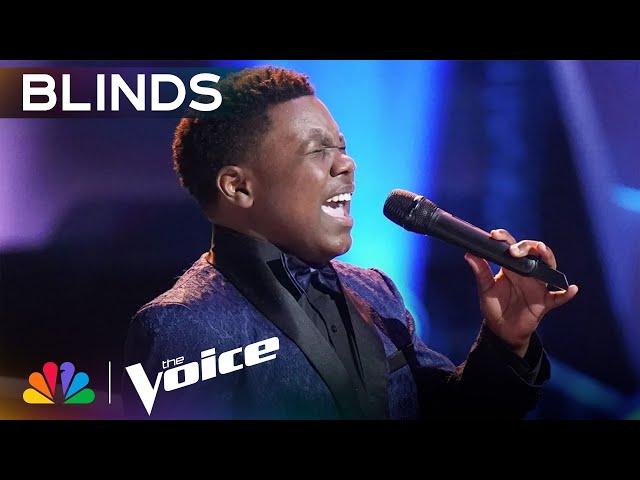 13-Year-Old Jaukeem Fortson's Unbelievable Performance of "Easy On Me" | The Voice Blind Auditions