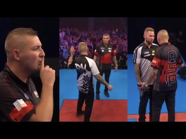 Nathan Aspinall vs. Danny Noppert Incident - PDC World Grand Prix 2022