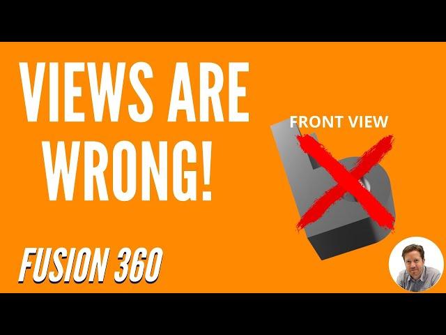 Model Views and Drawing Views Corrected in Fusion 360