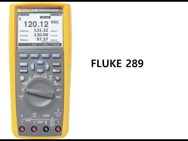 FLUKE 289 디지털 멀티미터 사용법 및 특징