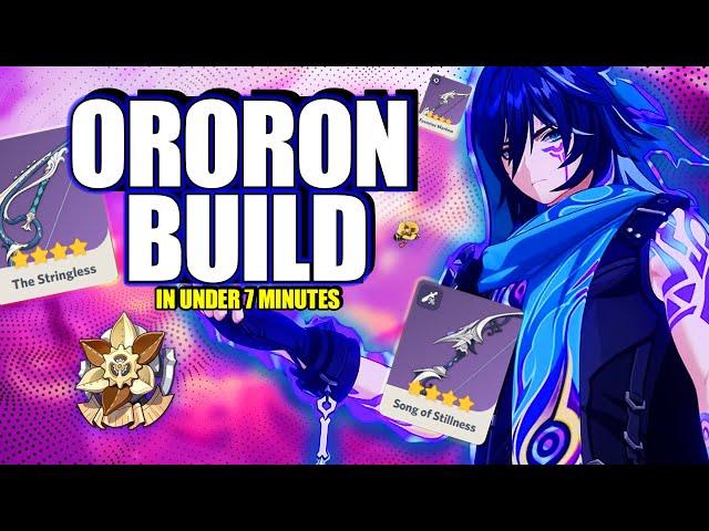 How To Build Ororon F2P IN UNDER 7 MINUTES | Ororon Build Guide [Genshin Impact]