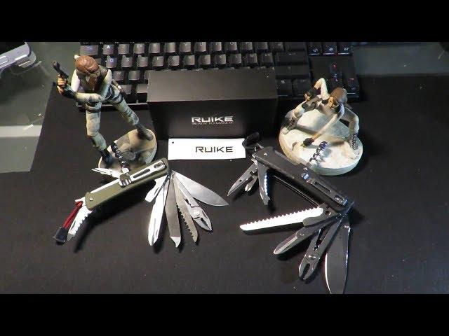 RUIKE Criterion M61 Multi-Tool (comparison with RUIKE Trekker LD51) - With Victorinox accessories