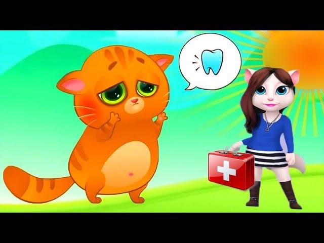 Суровый КОТИК БУБУ ВСЕ СЕРИИ ПОДРЯД Мультик ИГРА про котят #УШАСТИК KIDS