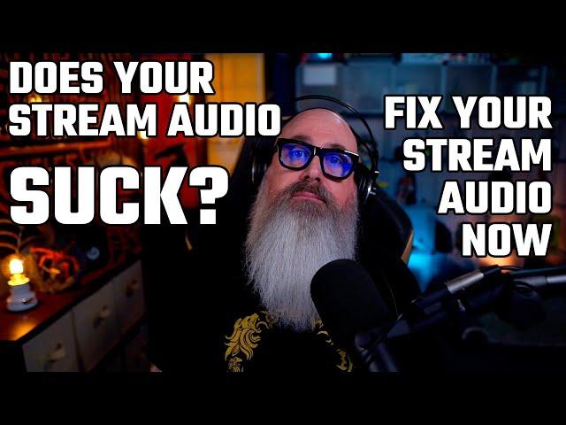 Fix Your Stream Audio NOW -  OBS Studio Mic Settings