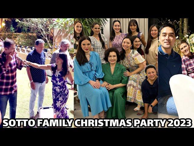 SOTTO FAMILY CHRISTMAS PARTY 2023 MAYOR VICO SOTTO HELEN GAMBOA KRISTINE HERMOSA TITO VIC