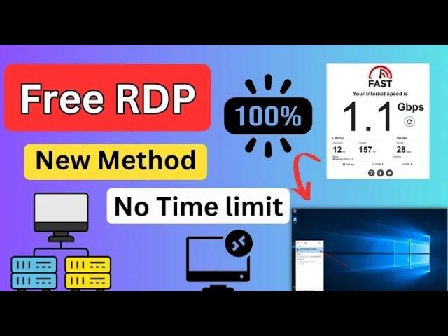 How to Get FREE RDP 2025 | Create High Speed RDP | RDP kaise banaye | cloud rdp | new method