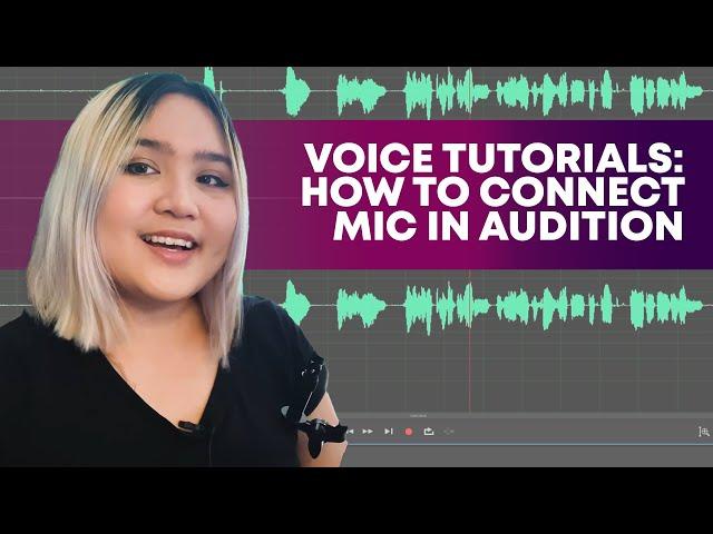 Adobe Audition Tutorial: How To Connect & Setup A Microphone