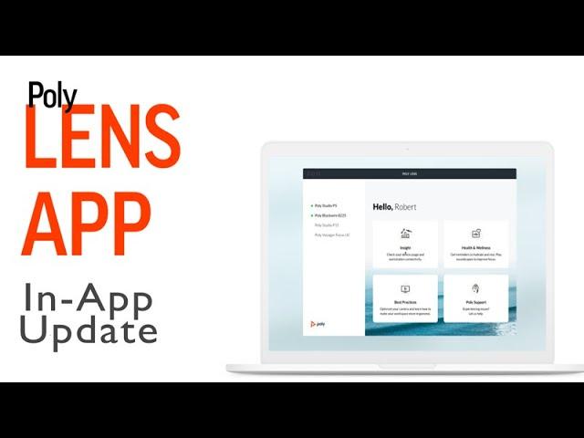Poly Lens Desktop - How to update (In-App)