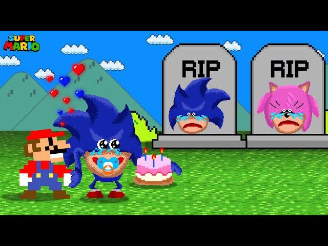 Shin Sonic: ABANDONED AT BIRTH... Please Come Back - Adopted By Mario | Super Mario Bros.