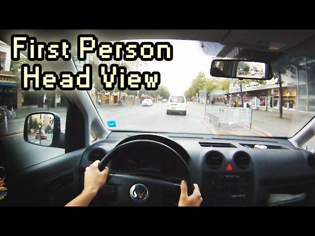 Turbo Diesel Volkswagen - Driving in Stockholm City. POV, First Person View HD 2015