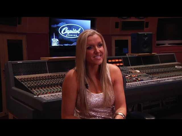 Amanda Wood at Capitol Studios in Hollywood mixing her new album