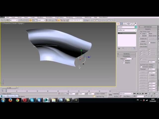 3d max.Loft.Как создать любую форму в 3d max.Оболочки из линий любой кривизны в 3d max.Илья Изотов.