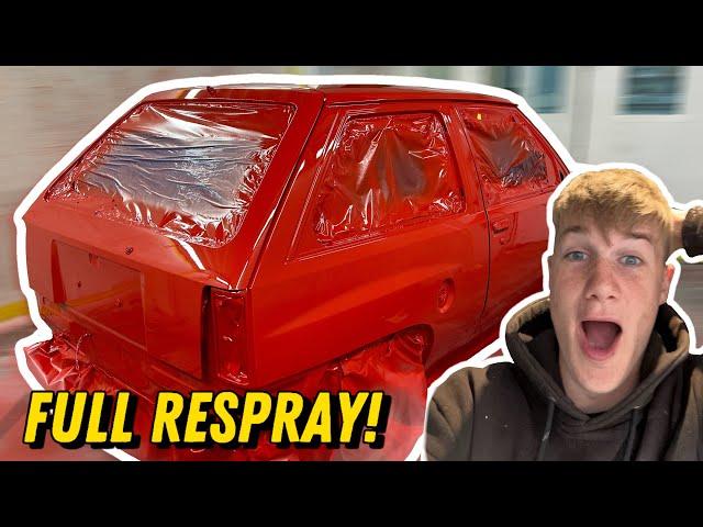 I RESPRAYED MY ABANDONED VAUXHALL NOVA!