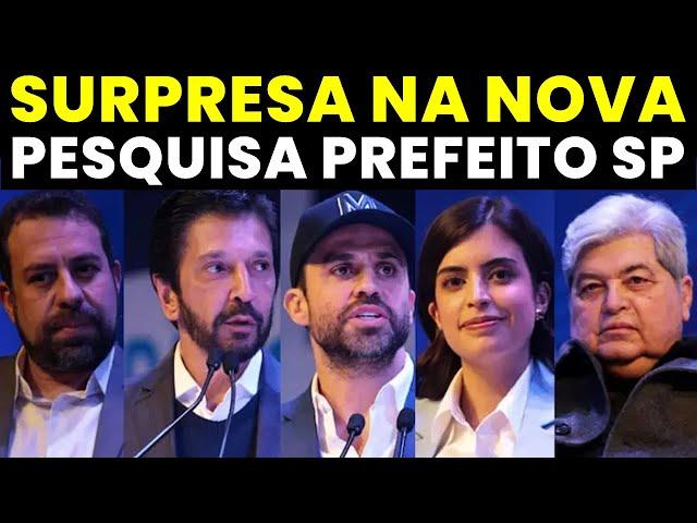 NOVA PESQUISA PREFEITURA SP 2024 PABLO MARÇAL, RICARDO NUNES, DATENA E BOULOS APÓS DEBATE TV CULTURA