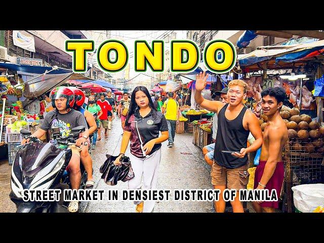 TONDO MARKET in Manila Philippines WALKING TOUR | Morning Walk Around the Street Market of Tondo