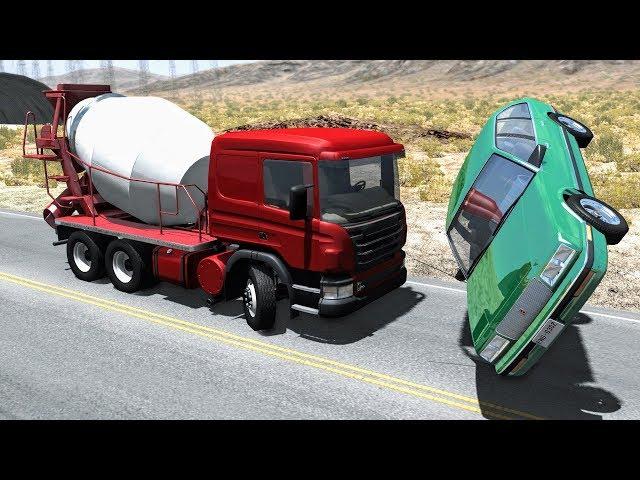 Realistic High Speed Crashes #24 - BeamNG Drive