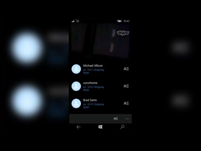 Universal Skype in Windows 10 Mobile | Универсальное приложение Skype на WP 10