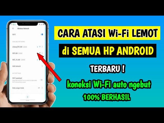 Cara Mengatasi Wifi Lemot | Memperkuat Sinyal Wifi