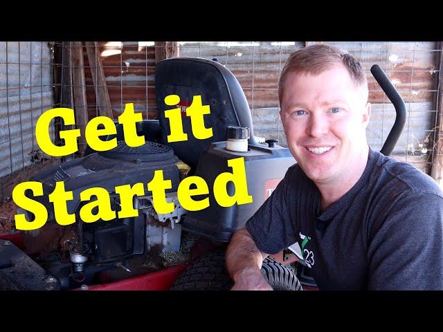 How to Fix Riding Mower that Won't Start - Cranks No Start