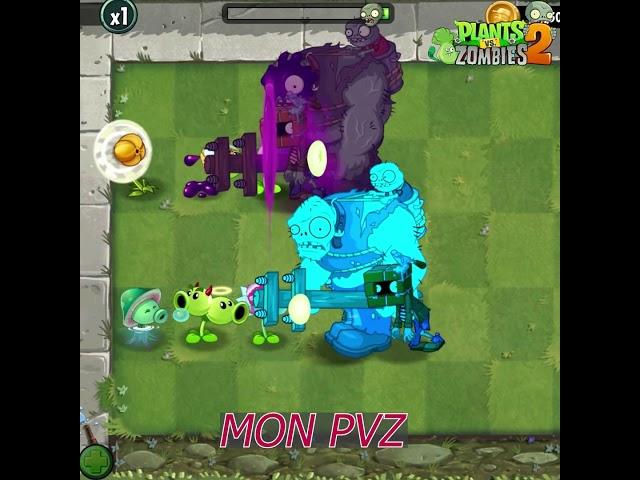 PvZ 2 - Snow Pea Team Vs Peashooter Team Vs Zombies Team #shorts