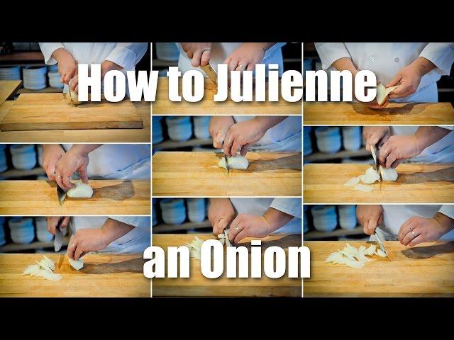 How To Julienne An Onion