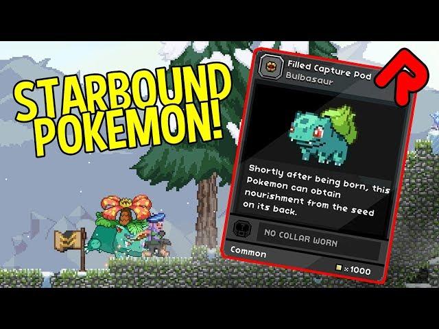 Pokebound mod adds Pokemon to Starbound! (first release) | Best Starbound mods