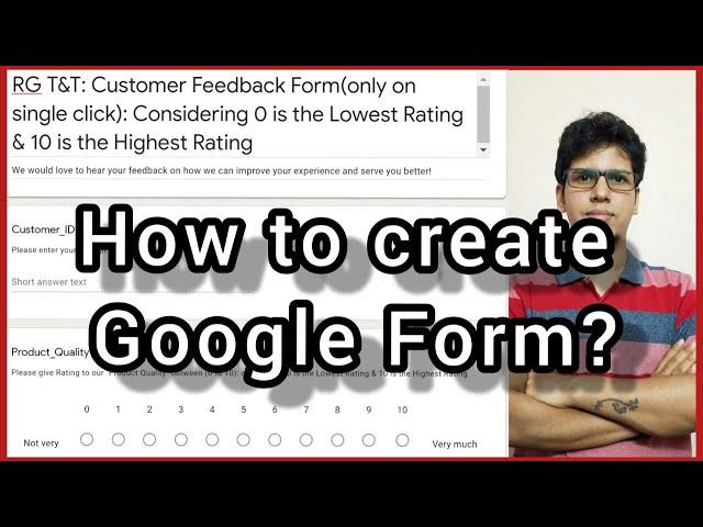 How to create Google Form to collect Customer Ratings or Feedback!