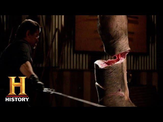 Forged in Fire: Extremely Sharp Nimcha TEARS UP the Final Round (Season 7) | History