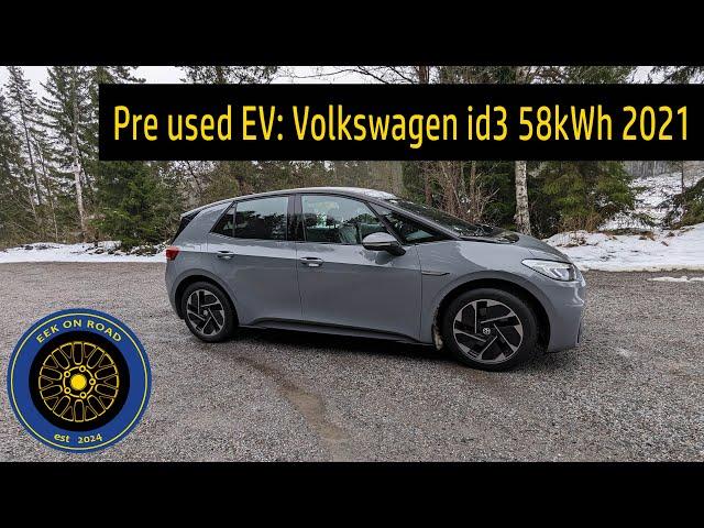 Volkswagen id3 Pro from 2021 test and drive pre-used electric car EV