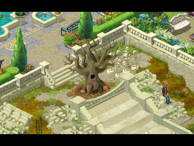 GARDENSCAPES NEW ACRES Gameplay Story Playthrough | Area 6 Day 1 New Waterfall Area!