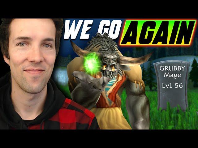 Grubby the mage is DEAD! Long live Grubby the TAUREN DRUID! - WoW Classic