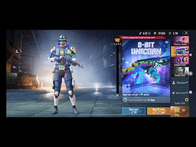 Pubg Mobile | M762 Beryl 8-Bit Unicorn Lucky Crate Opening |  Lucky Spin 2020