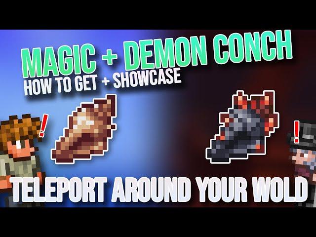 NEW TELEPORTATION ITEMS | Magic Conch and Demon Conch | How to get and use