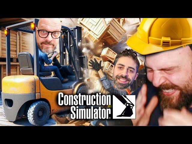 CONSTRUCTION SIMULATOR: come NON si lavora - Muletti Impazziti