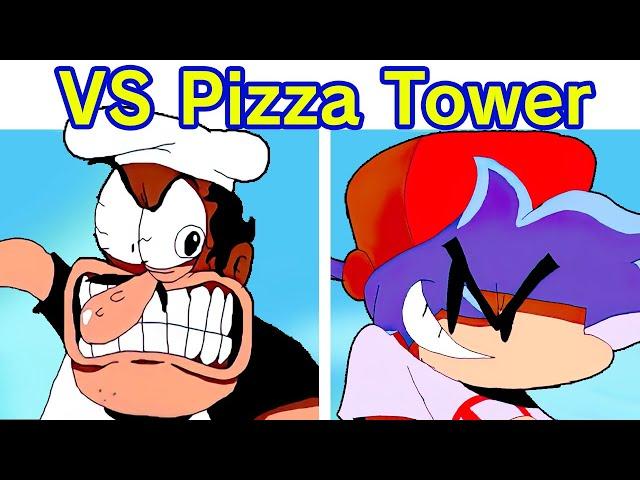 Friday Night Funkin' VS Peppino FULL WEEK | Friday Night at the Pizza Tower (FNF Mod/Hard)