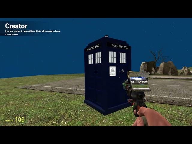 Emerald Soldier trying to figure out the TARDIS Mod for 26minutes straight (Garry's Mod)