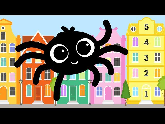 ПАВУЧОК МАЛЯТКО — Itsy Bitsy Spider українською для дітей! — рахуємо до п‘яти! (ENG SUB)