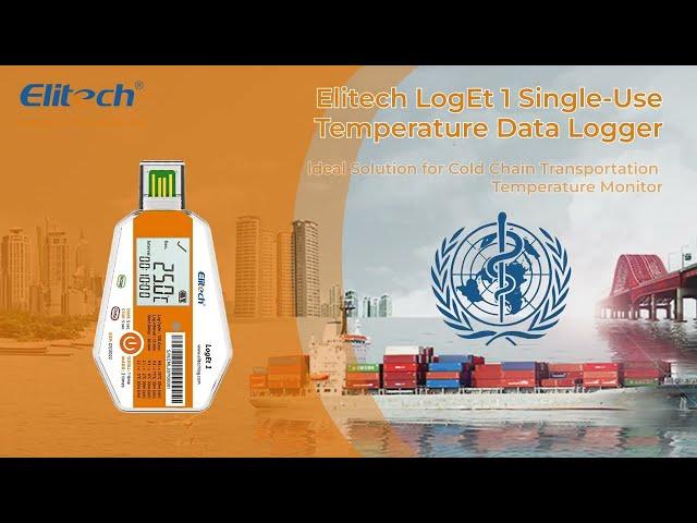 Elitech LogEt 1 Single-Use Temperature Data Logger