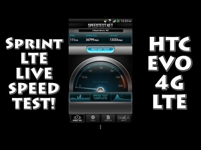 SPRINT 4G LTE LIVE SPEED TESTS 36.8 DOWN 13.3 UP! wwJoshdew EXCLUSIVE!