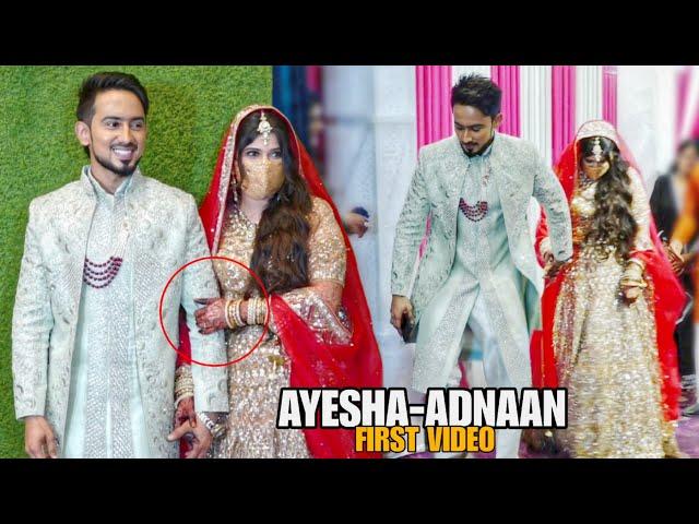 Adnaan Shaikh-Ayesha Khan | FIRST VIDEO | Adnaan Ki Shaadi