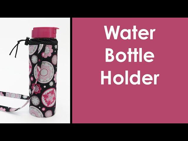 Sew a Water Bottle Holder: Detailed Instructions: Free Pattern