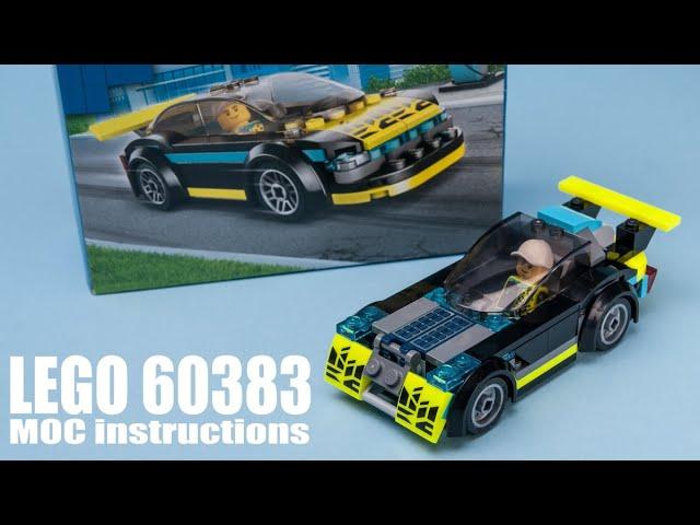 LEGO City 60383 custom rebuild moc CAR building instructions