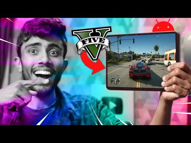 How to Play GTA 5 on Any Android Phone!No Lag!  GTA 5 On Mobile