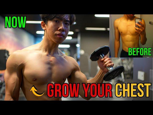 The ONLY 3 Chest Exercises You NEED to Build a FULLER CHEST (DUMBBELL ONLY)